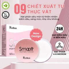 PHẤN PHỦ BỘT KIỀM DẦU RODIAN MỊN LÌ TỰ NHIÊN, LÀNH TÍNH TỪ 09 LOẠI THỰC VẬT