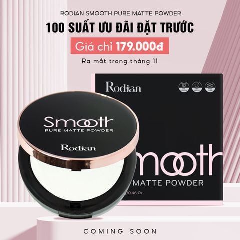[Ưu Đãi Đặt Trước] PHẤN PHỦ NÉN RODIAN SMOOTH PURE MATTE POWDER