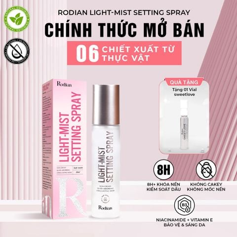 XỊT KHOÁ NỀN RODIAN LIGHT-MIST SETTING SPRAY