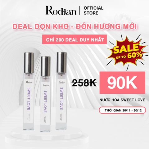 [DEAL DỌN KHO - ĐÓN HƯƠNG MỚI] NƯỚC HOA NỮ RODIAN SWEET LOVE