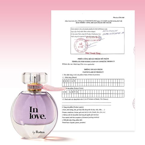 [Set quà tặng] Combo 2 chai nước hoa In Love 50ml và Pure Soul 10ml nhà Rodian