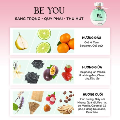 [Set quà tặng] Combo 2 chai nước hoa Be You 50ml và Soft Day 10ml nhà Rodian