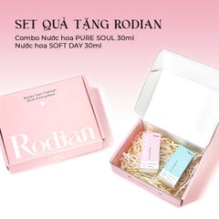 [Set quà tặng] Combo 2 chai nước hoa Soft Day, Pure Soul dung tích 30ml nhà Rodian