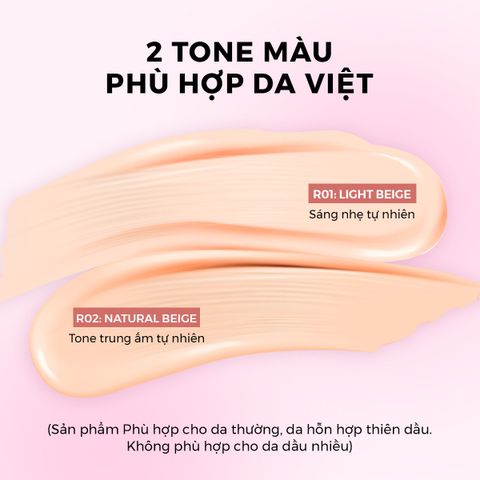 PHẤN NƯỚC RODIAN GLOW FIT CUSHION CHE PHỦ HOÀN HẢO, MỎNG NHẸ VÀ CHỐNG NẮNG SPF50+/PA++++