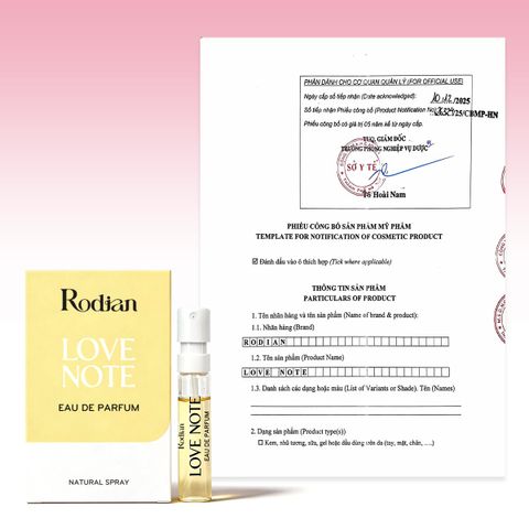 [SET QUÀ TẶNG] Combo Phấn Nước Rodian Glow Fit R01, Phấn Phủ Bột Rodian Smooth Feathery Powder 01 và 01 Vial Nước Hoa Rodian Love Note 1.8ml
