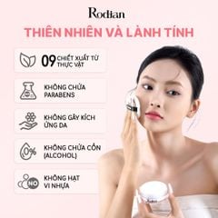 PHẤN PHỦ BỘT KIỀM DẦU RODIAN MỊN LÌ TỰ NHIÊN, LÀNH TÍNH TỪ 09 LOẠI THỰC VẬT