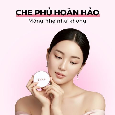 PHẤN NƯỚC RODIAN GLOW FIT CUSHION CHE PHỦ HOÀN HẢO, MỎNG NHẸ VÀ CHỐNG NẮNG SPF50+/PA++++