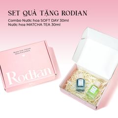 [Set quà tặng] Combo 2 chai nước hoa Soft Day, Matcha Tea dung tích 30ml nhà Rodian