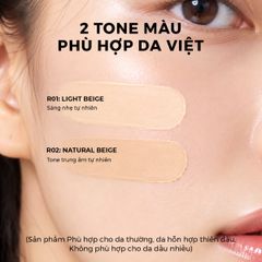 PHẤN NƯỚC RODIAN GLOW FIT CUSHION CHE PHỦ HOÀN HẢO, MỎNG NHẸ VÀ CHỐNG NẮNG SPF50+/PA++++