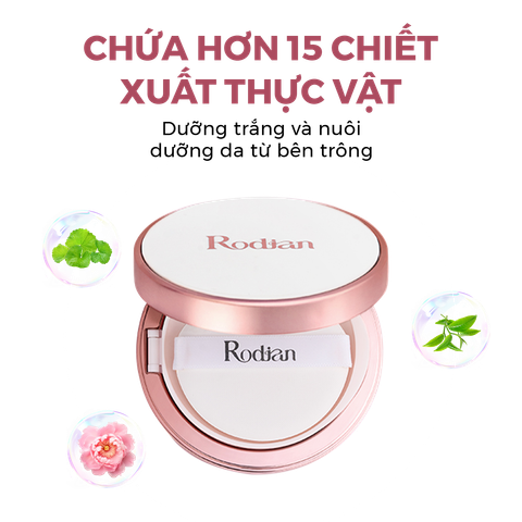 PHẤN NƯỚC RODIAN GLOW FIT CUSHION CHE PHỦ HOÀN HẢO, MỎNG NHẸ VÀ CHỐNG NẮNG SPF50+/PA++++