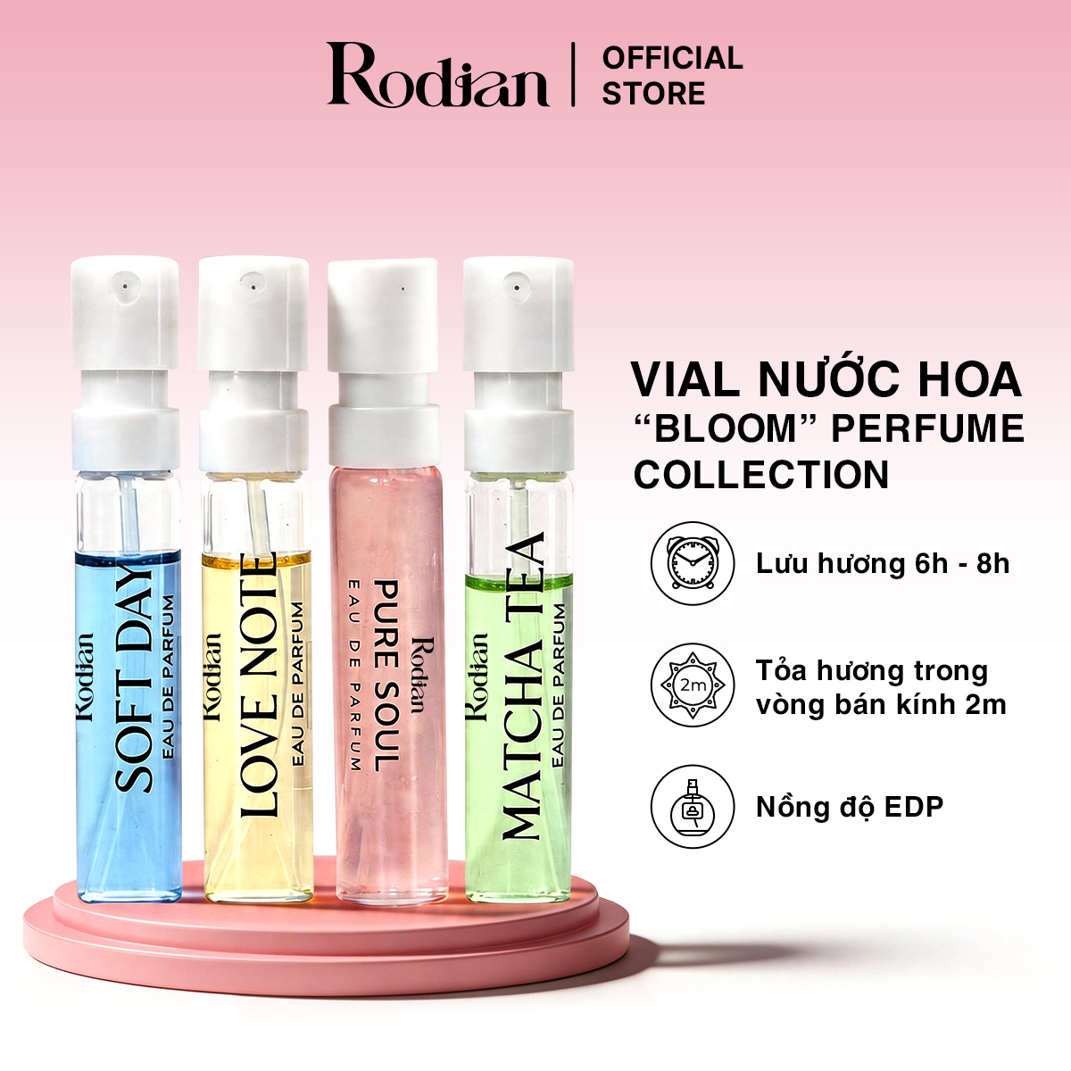 Bộ Sưu Tập Vial Nước Hoa Bloom Chính Hãng Hương Thơm Ngọt Ngào Tạo Dấu Ấn Đặc Biệt