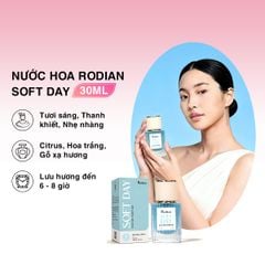 [Set quà tặng] Combo 3 chai nước hoa Soft Day, Love Note, Matcha Tea dung tích 30ml nhà Rodian