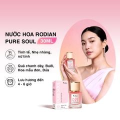 [Set quà tặng] Combo 3 chai nước hoa Pure Soul, Soft Day, Love Note dung tích 30ml nhà Rodian