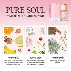 [Set quà tặng] Combo 3 chai nước hoa Pure Soul, Love Note, Matcha Tea dung tích 30ml nhà Rodian