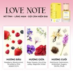[Set quà tặng] Combo 3 chai nước hoa Pure Soul, Soft Day, Love Note dung tích 30ml nhà Rodian