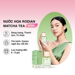 [Set quà tặng] Combo 3 chai nước hoa Soft Day, Love Note, Matcha Tea dung tích 30ml nhà Rodian