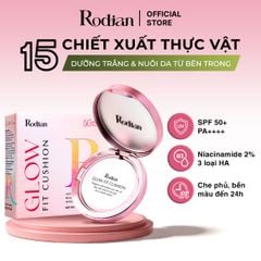 PHẤN NƯỚC RODIAN GLOW FIT CUSHION CHE PHỦ HOÀN HẢO, MỎNG NHẸ VÀ CHỐNG NẮNG SPF50+/PA++++