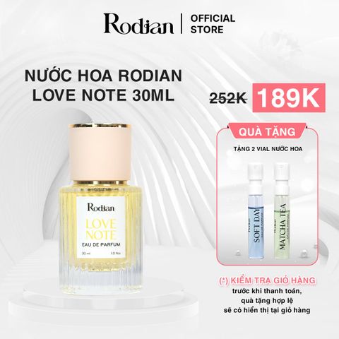 NƯỚC HOA NỮ RODIAN LOVE NOTE