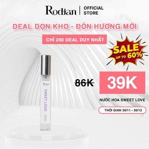 [DEAL DỌN KHO - ĐÓN HƯƠNG MỚI] NƯỚC HOA NỮ RODIAN SWEET LOVE
