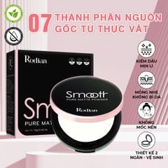 [Ưu Đãi Đặt Trước] PHẤN PHỦ NÉN RODIAN SMOOTH PURE MATTE POWDER