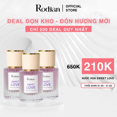 [DEAL DỌN KHO - ĐÓN HƯƠNG MỚI] NƯỚC HOA NỮ RODIAN SWEET LOVE