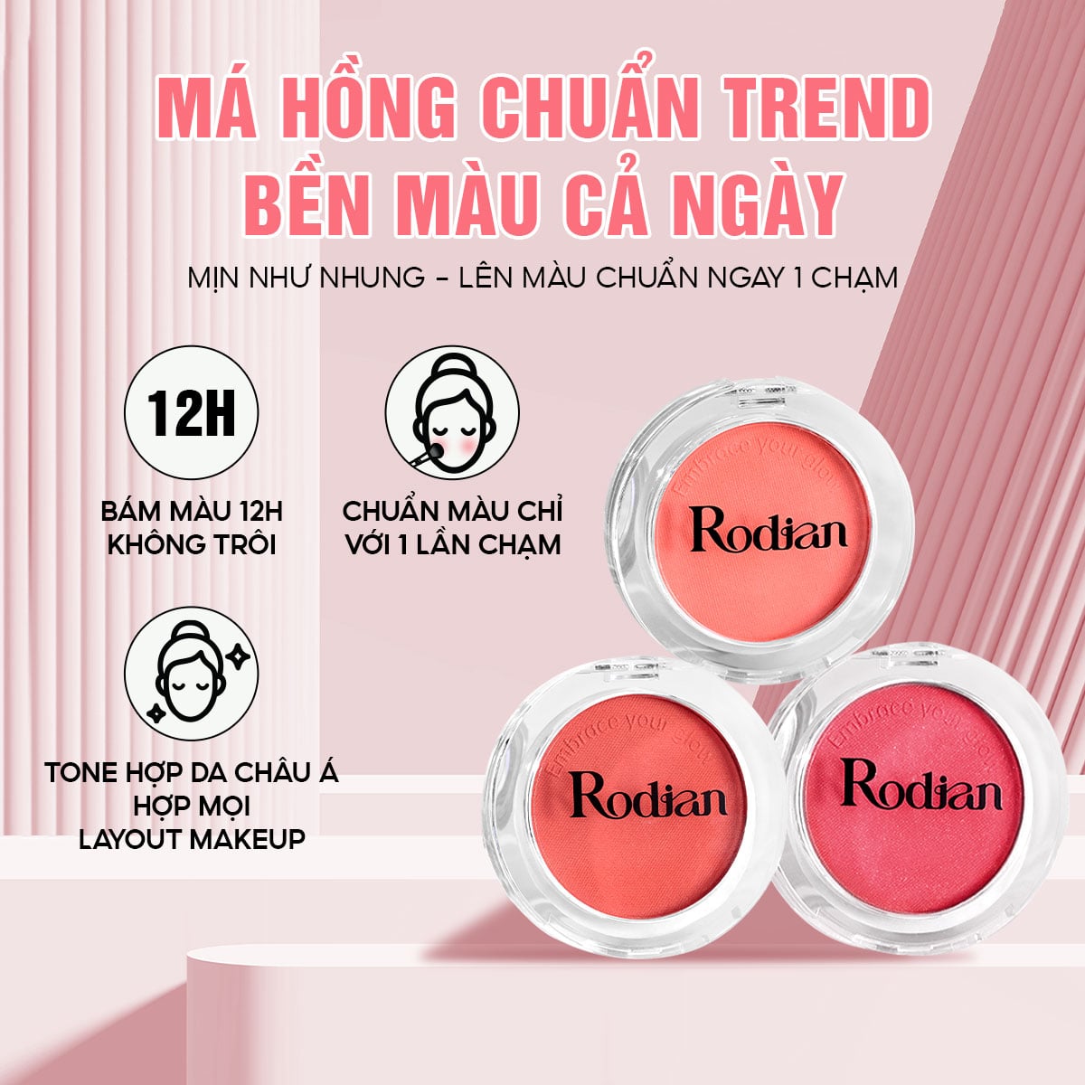 PHẤN MÁ HỒNG RODIAN PURE COLOR SOFTENING BLUSH