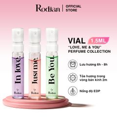 [VIAL TRẢI NGHIỆM] Nước Hoa Rodian In Love , Just Me, Be You Trẻ trung, Tinh tế, Dành Cho Nữ Thơm Lâu Lưu Hương 6-8 Giờ Xịt Thơm Perfume Cosmetics