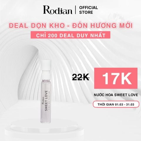 [DEAL DỌN KHO - ĐÓN HƯƠNG MỚI] NƯỚC HOA RODIAN SWEET LOVE vial