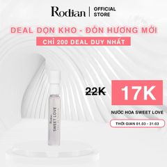 [DEAL DỌN KHO - ĐÓN HƯƠNG MỚI] NƯỚC HOA RODIAN SWEET LOVE vial