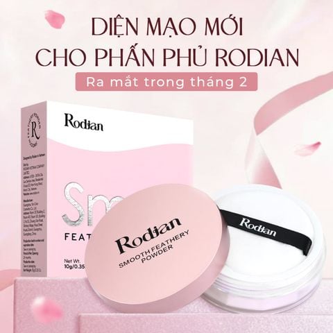 PHẤN PHỦ BỘT KIỀM DẦU RODIAN MỊN LÌ TỰ NHIÊN, LÀNH TÍNH TỪ 09 LOẠI THỰC VẬT