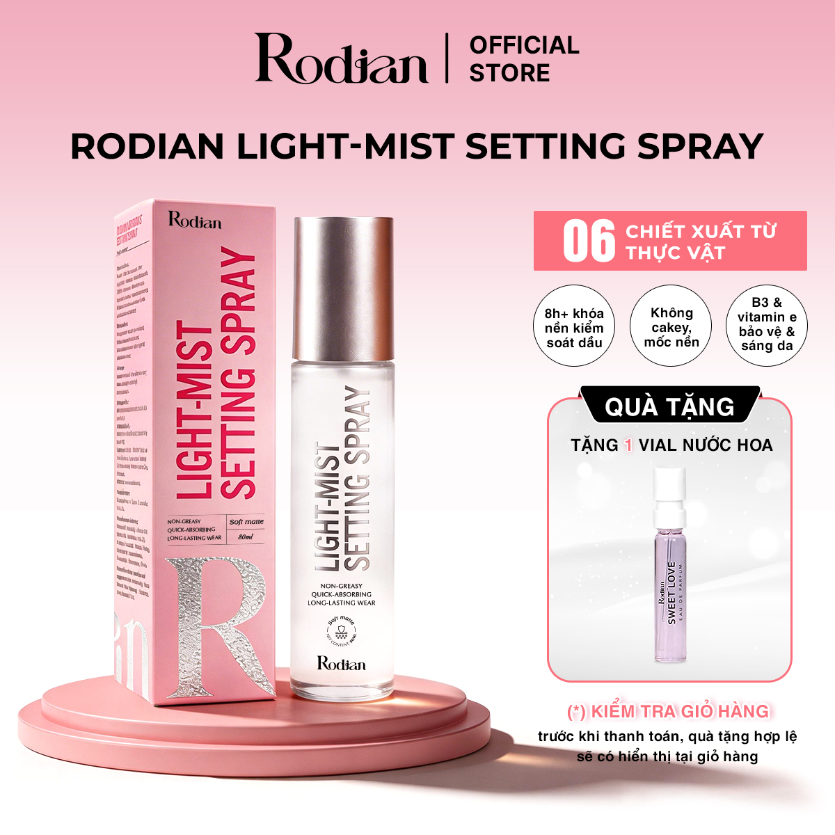 XỊT KHOÁ NỀN RODIAN LIGHT-MIST SETTING SPRAY