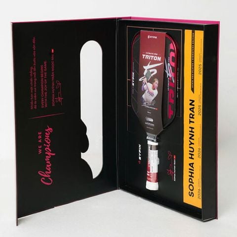 Vợt Pickleball Sypik Triton 5 Signature Full Box Limited Edition Chính Hãng