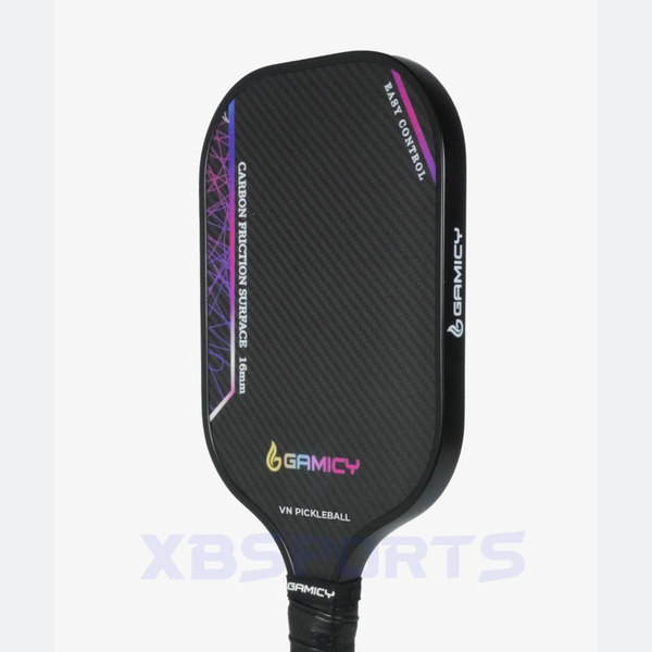 Vợt Pickleball Kaiwin Gamicy Moment CarbonT700 vân Carbon 3k Chính Hãng