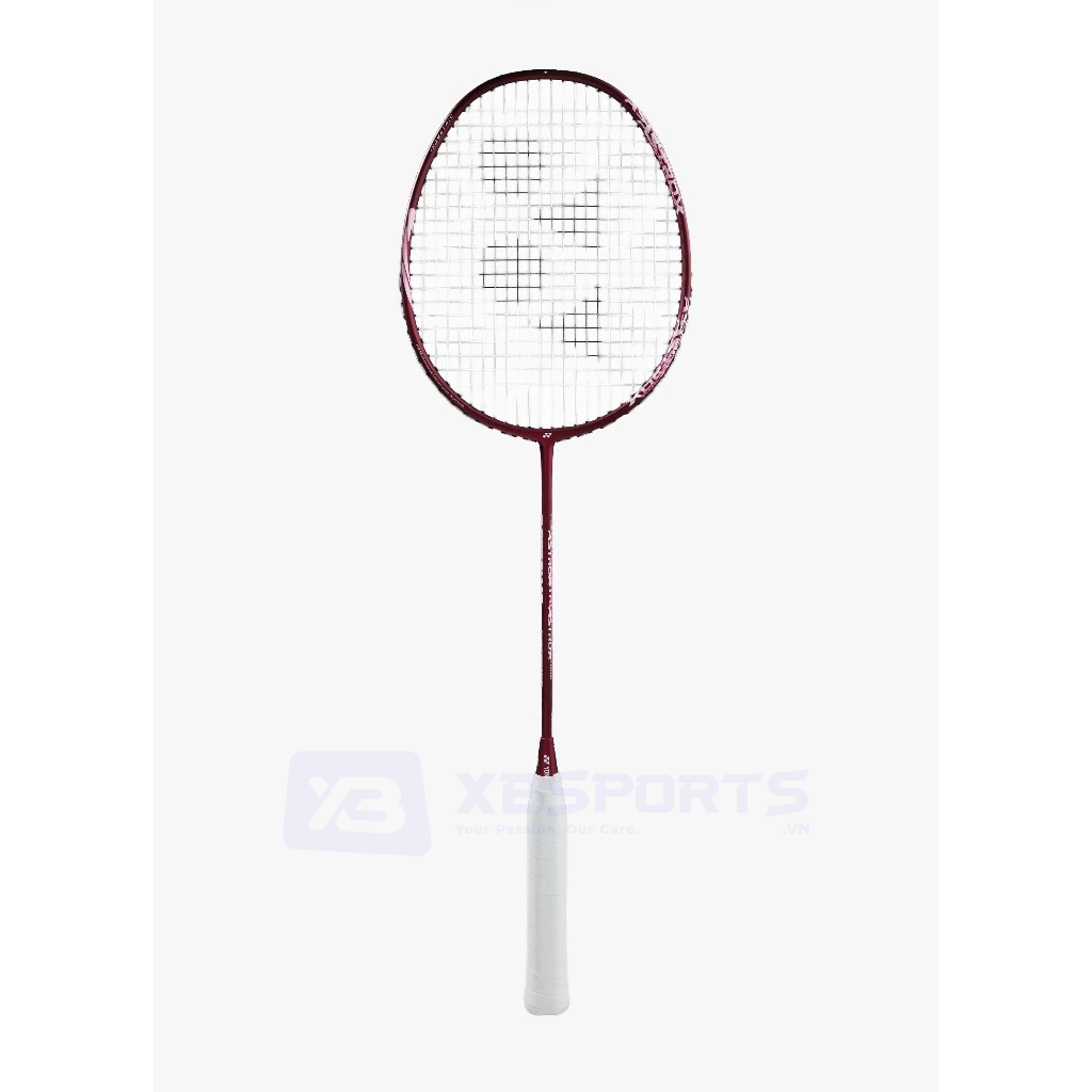 Vợt cầu lông Yonex Astrox 10 màu Dark Wine đỏ rượu, khung nguyên cây căng cước trắng, logo Yonex, cán bọc grip trắng