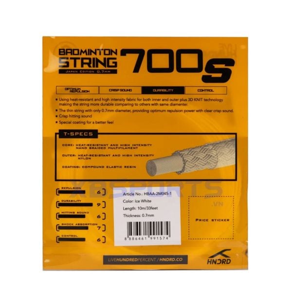 Cước căng vợt cầu lông Hundred 700S Chính Hãng