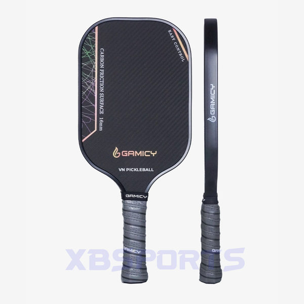 Vợt Pickleball Kaiwin Gamicy Moment CarbonT700 vân Carbon 3k Chính Hãng
