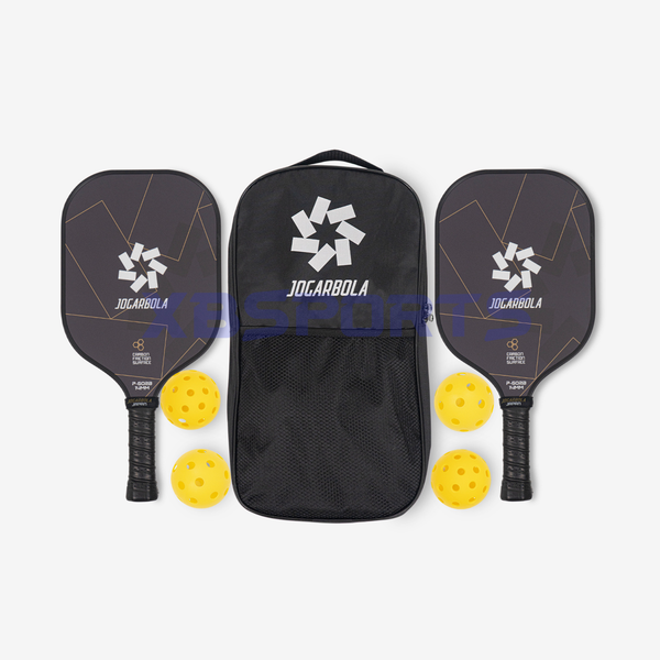 Bộ 2 vợt pickleball Jogarbola P-602B (kèm 4 bóng và túi đựng)