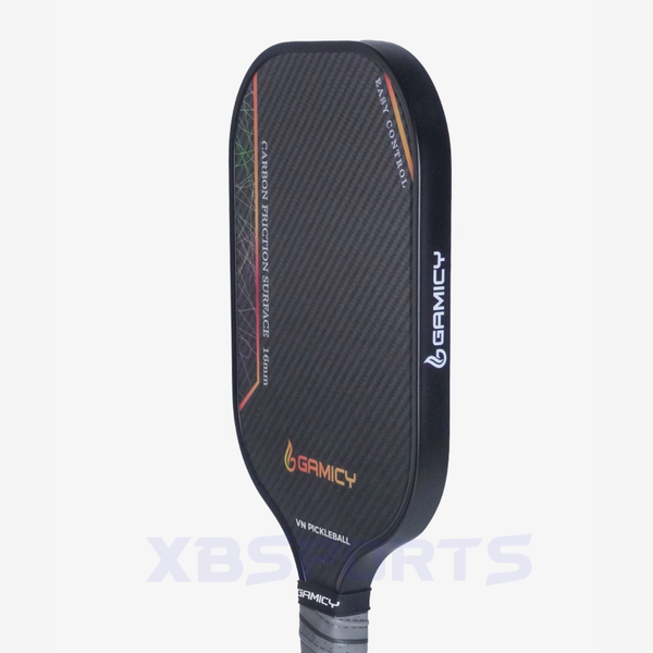 Vợt Pickleball Kaiwin Gamicy Moment CarbonT700 vân Carbon 3k Chính Hãng