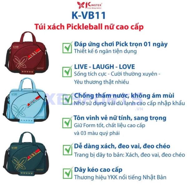 Túi xách Pickleball Kingtek K VB11 Chính Hãng