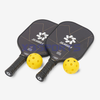 Bộ 2 vợt pickleball Jogarbola P-602B (kèm 4 bóng và túi đựng)