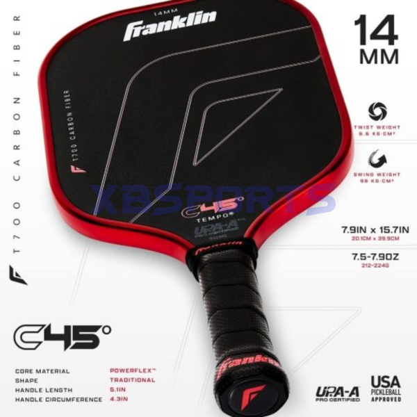 Vợt Pickleball Franklin C45 Tempo