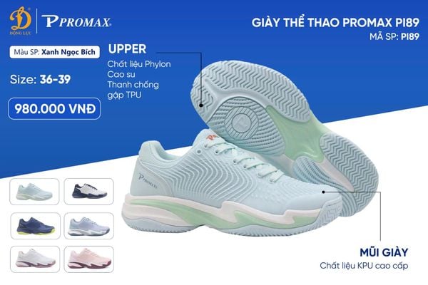 Giày Pickleball Promax PI89 Nữ