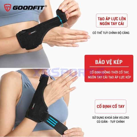Băng nẹp cố định ngón tay cái, cổ tay GoodFit GF305W