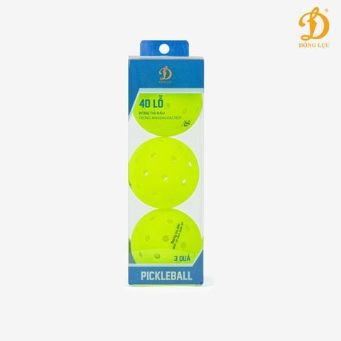 Bóng tiêu chuẩn USPA Pickleball Động Lực D25 (Hộp 3 bóng)