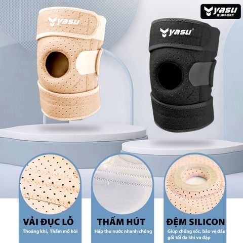 Bó gối dán có đệm 4 lò xo trợ lực Yasu 7912 (1 Chiếc)