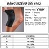 Bó gối xỏ bảo vệ đầu gối thể thao Yasu 6702 (1 chiếc)