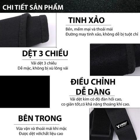 Băng quấn bảo vệ cổ tay gym tennis cầu lông Yasu 7936 (1 chiếc)