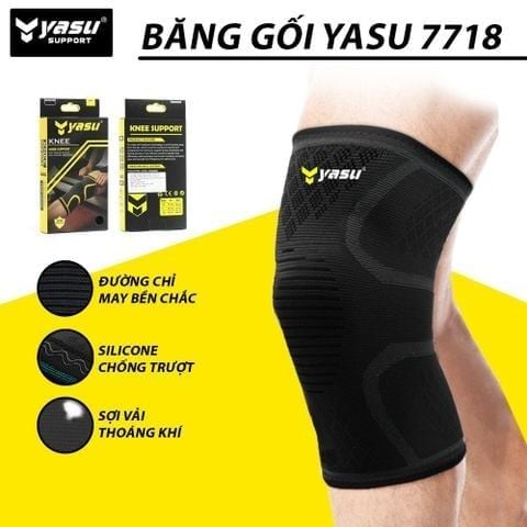 Băng gối thể thao co giãn đàn hồi cao cấp Yasu 7718 (1 chiếc)