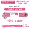Dây kháng lực tập toàn thân Powerband chất liệu cao su 100% Yasu