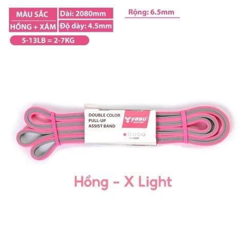 Dây kháng lực tập toàn thân Powerband chất liệu cao su 100% Yasu
